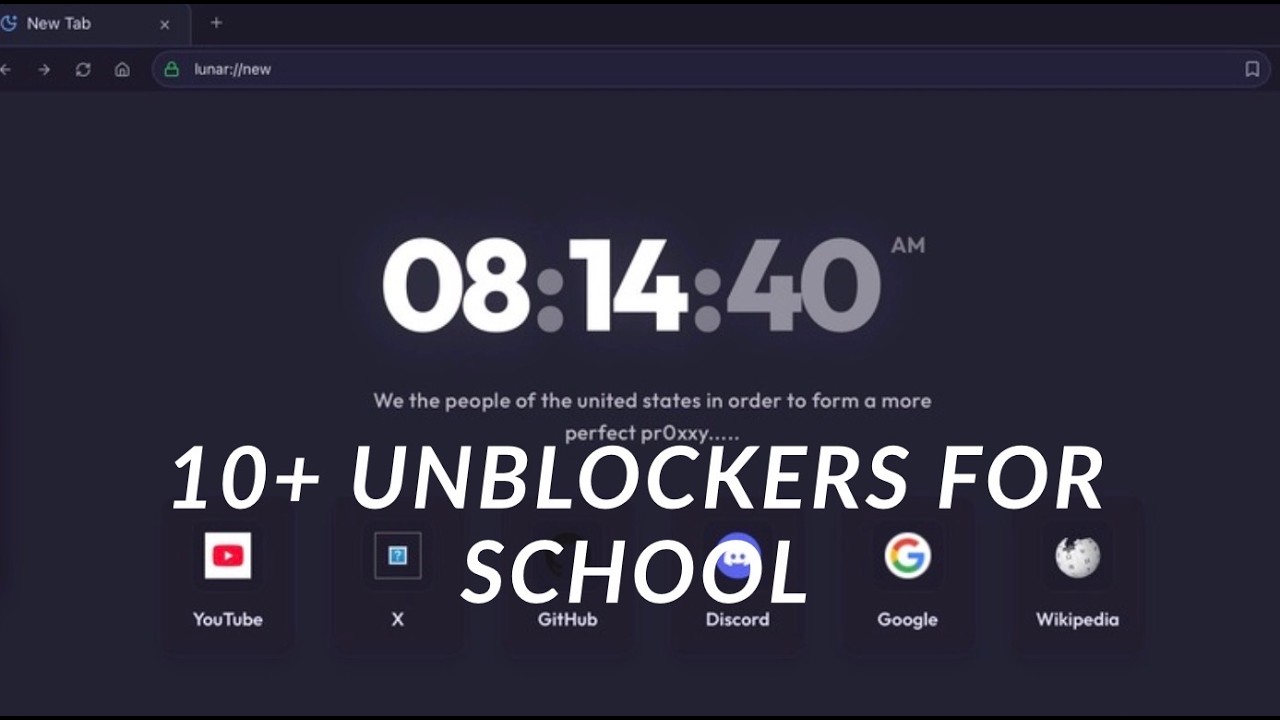10+ Rare Unblockers Links | Unblocked Websites for School Chromebook (2026)