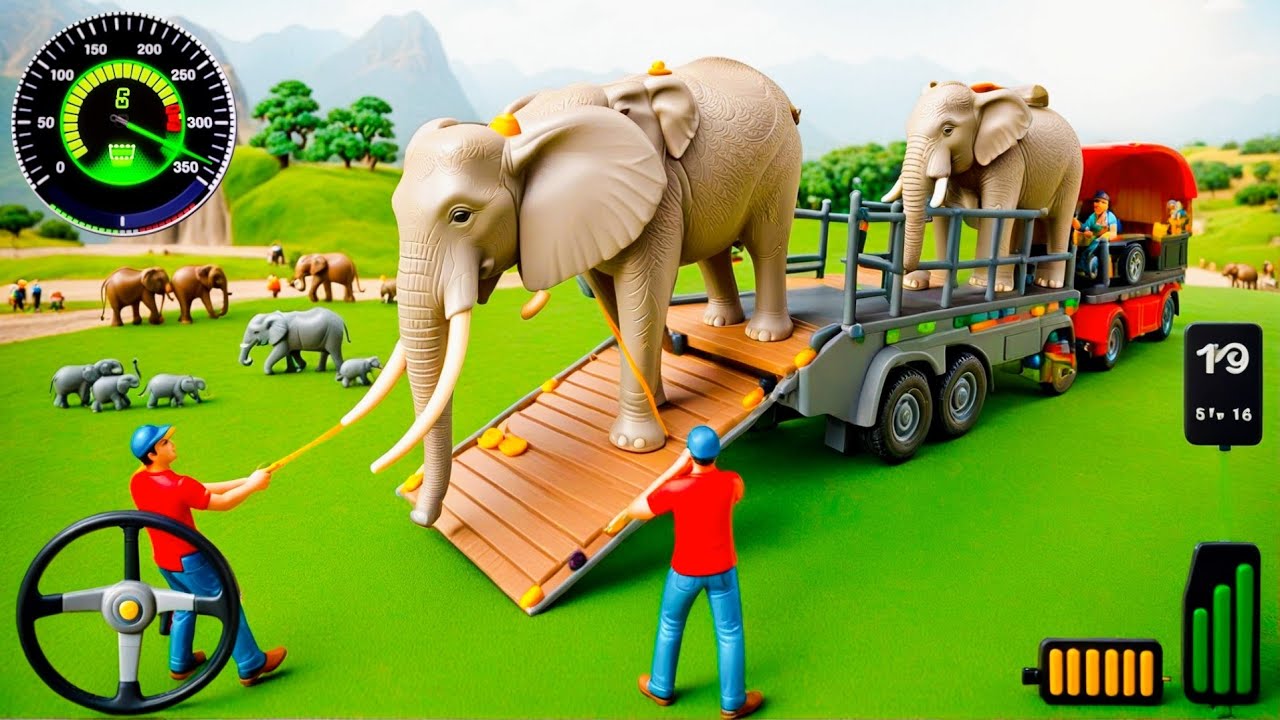 Animal Cargo Truck Transport 3D - Off-Road Animal Transport Challenge - Android GamePlay