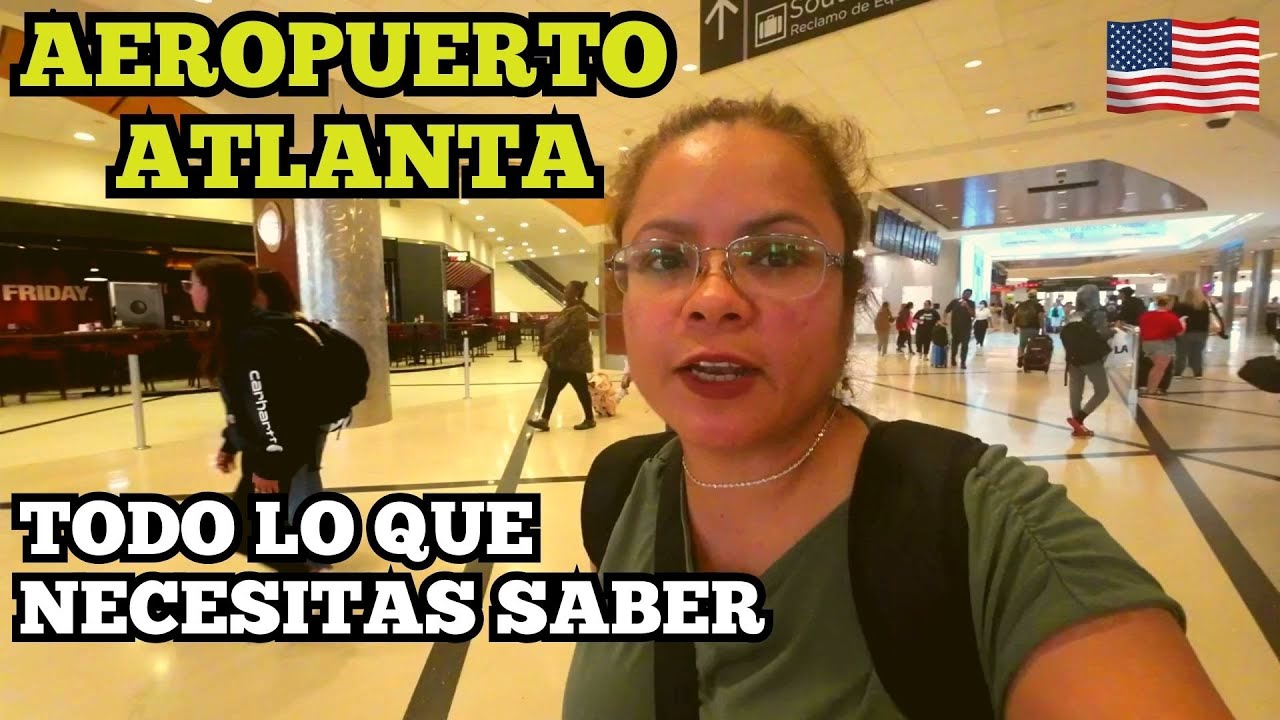 El más TRANSITADO del MUNDO! ATLANTA Hartsfield-Jackson AEROPUERTO TOUR .