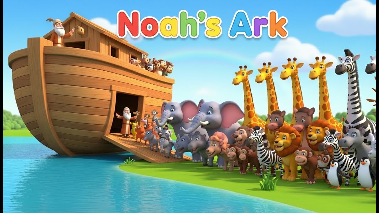 Noah’s Ark 🛳️🌧️ | Bible Story for Kids | Fun with Denzel