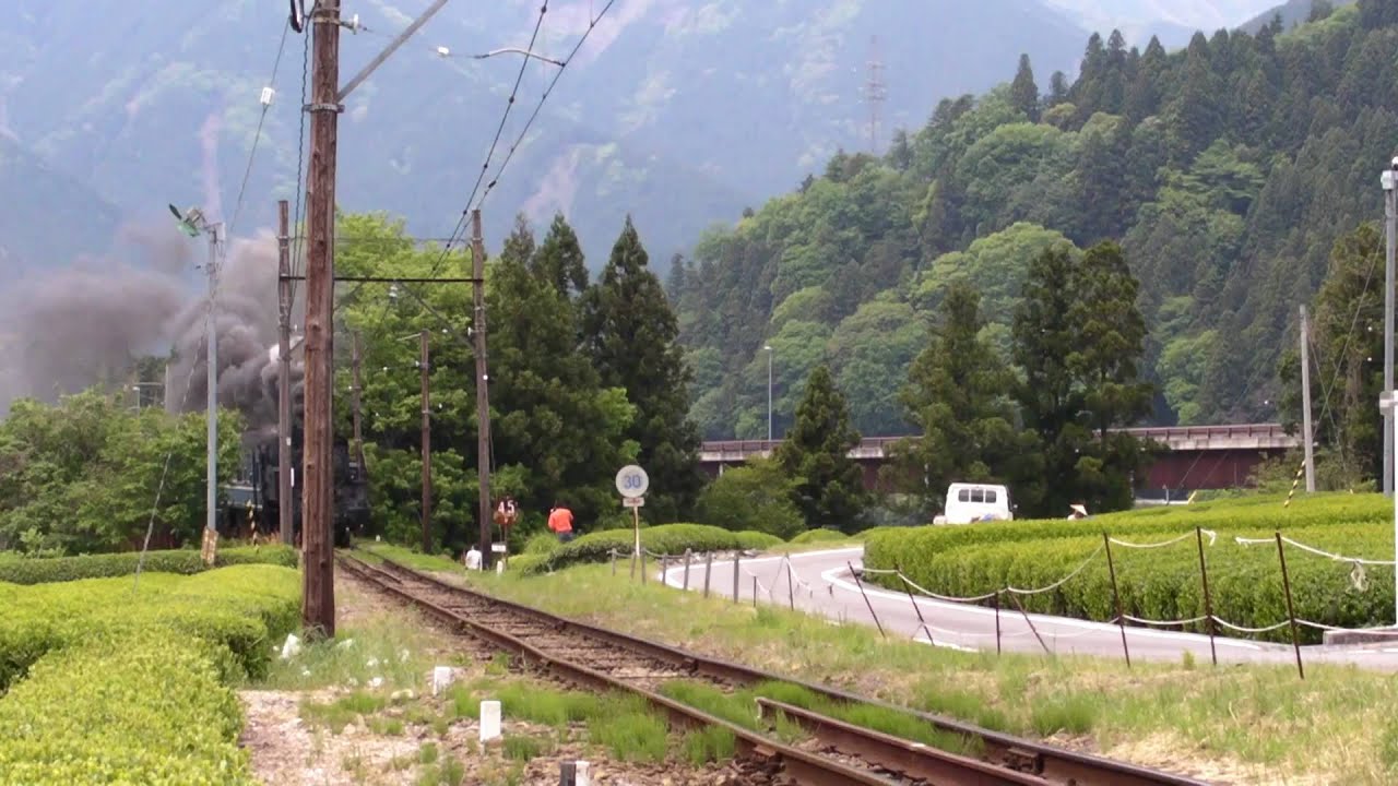 【大井川鉄道】　C11-227：客車5両千頭行(青部～崎平)