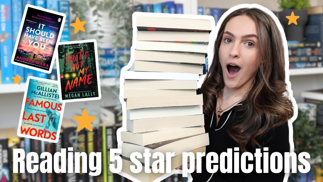 How many 5 star books in one video? Reading 5 star predictions ⭐️ *spoiler free* | booktube