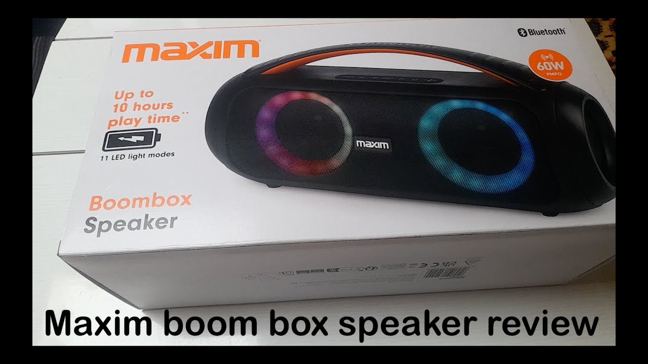 Единственный обзор акустической системы Maxim Boom Box! #вирусный #распаковка #тренд