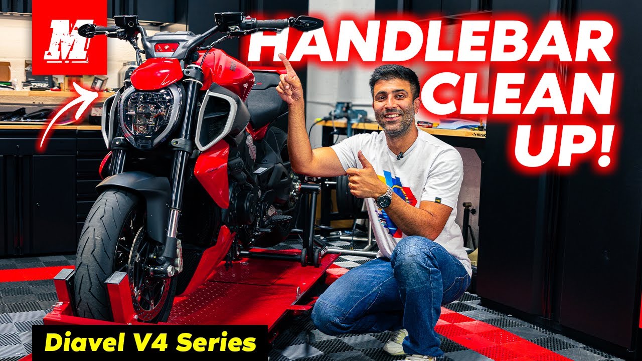 Ducati Diavel V4 Bar End Mirrors & Fork Turn Signals! | Diavel V4 Series Part 2