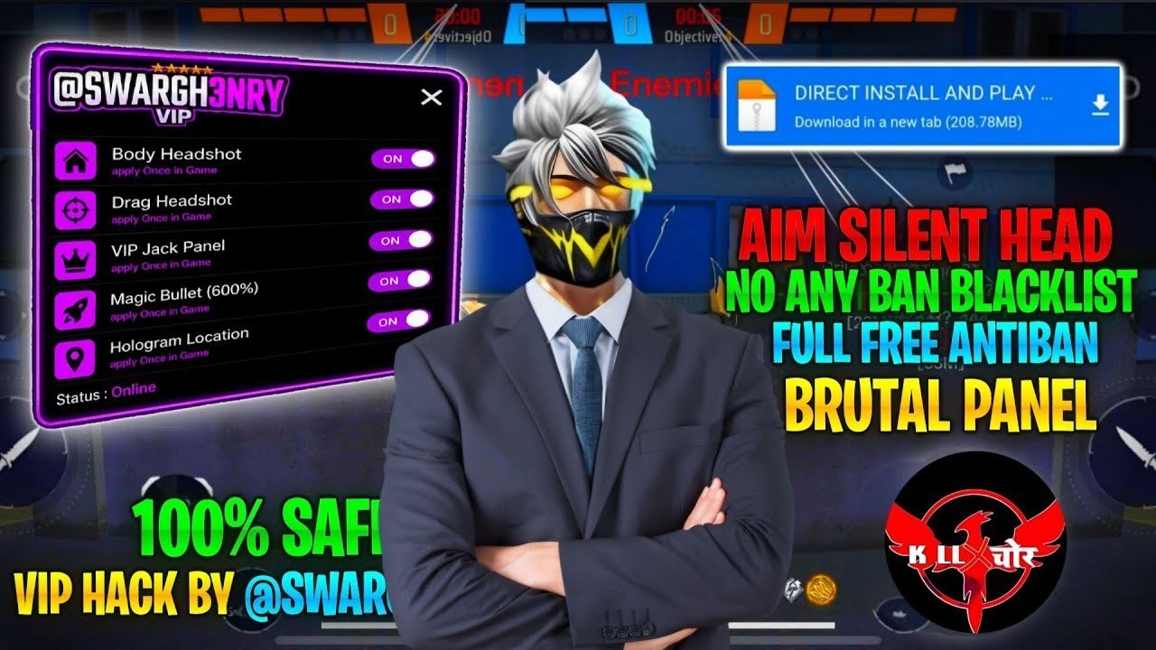 OB55 Free Fire Panel Mobile 🔥 FF Antiban Panel | Free Fire Hack New 😈 FF Injector 2026 | FF Panel