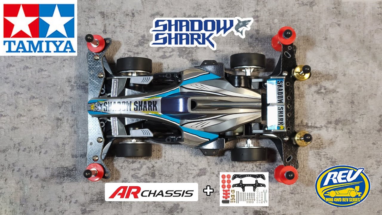 [ ミニ四駆 ] Tamiya Shadow Shark + FMA basic tune-up Parts