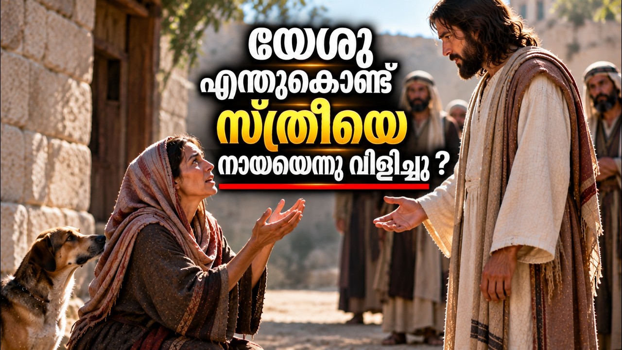 യേശു എന്തു കൊണ്ട്  കനാന്യ സ്ത്രീയെ നായയെന്നു വിളിച്ചു ? | Why did Jesus call the Canaan woman a dog?