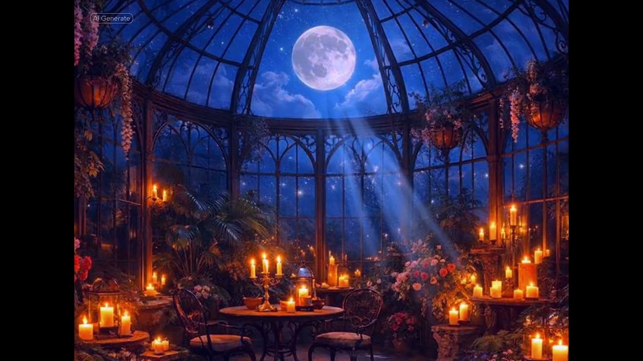 Victorian Glasshouse Romance Dreamscape Ambience video for reading