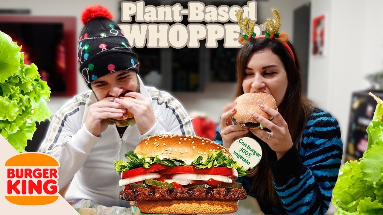 🍔 PROVIAMO il PLANT-BASED WHOPPER di BURGER KING ! 100% no Carne 🥩