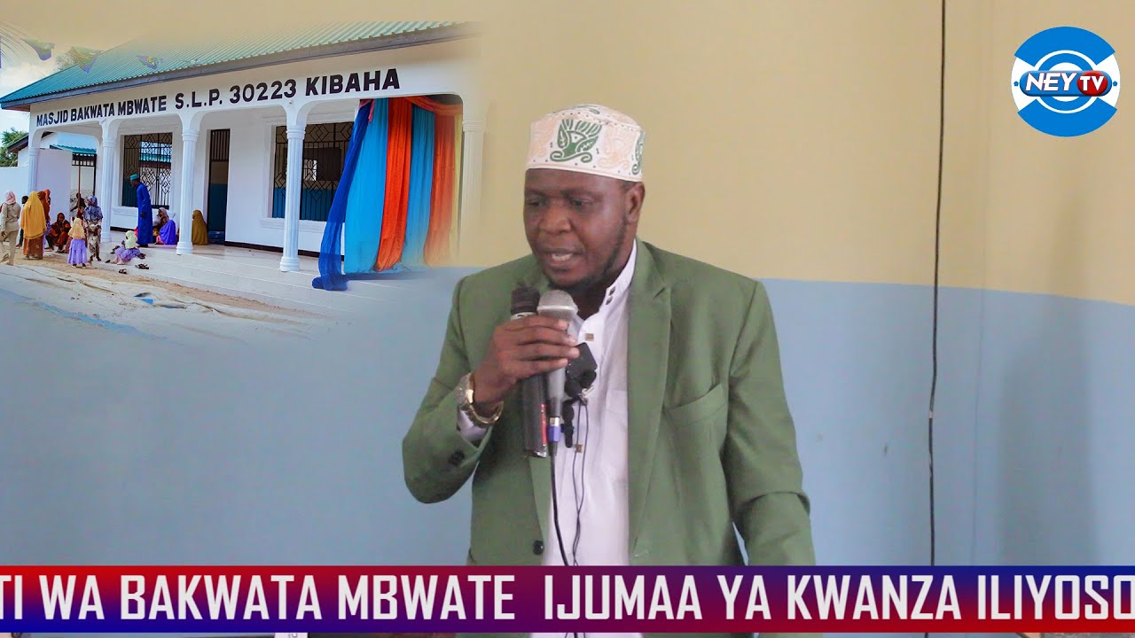 IJUMAA YA KWANZA MSIKITI WA BAKWATA BWATE MKOA WA PWANI HOTUBA IKISOMWA NA SHEKH MZIWANDA