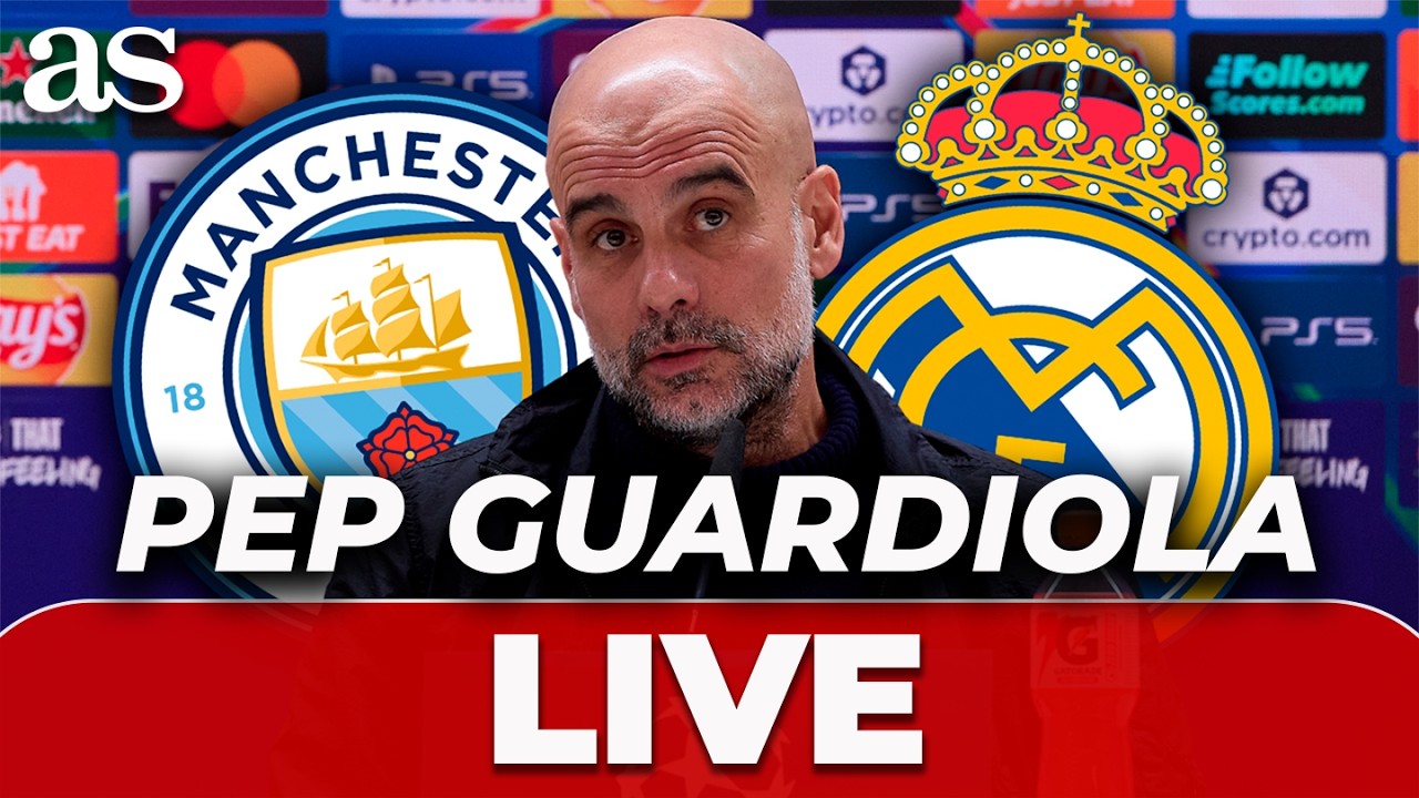 LIVE: PEP GUARDIOLA speaks | MANCHESTER CITY vs REAL MADRID | CHAMPIONS Preview