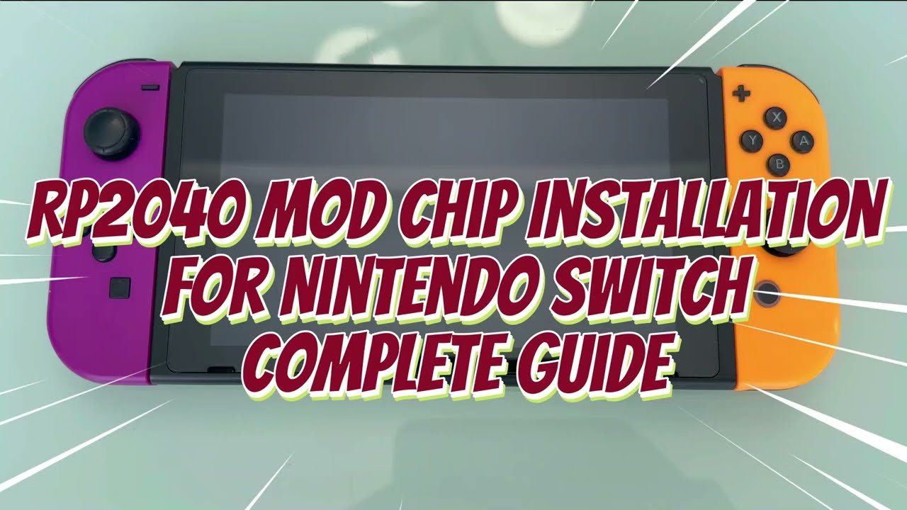 Transform Your Nintendo Switch with an RP2040 Mod Chip – Step-by-Step Installation Guide!