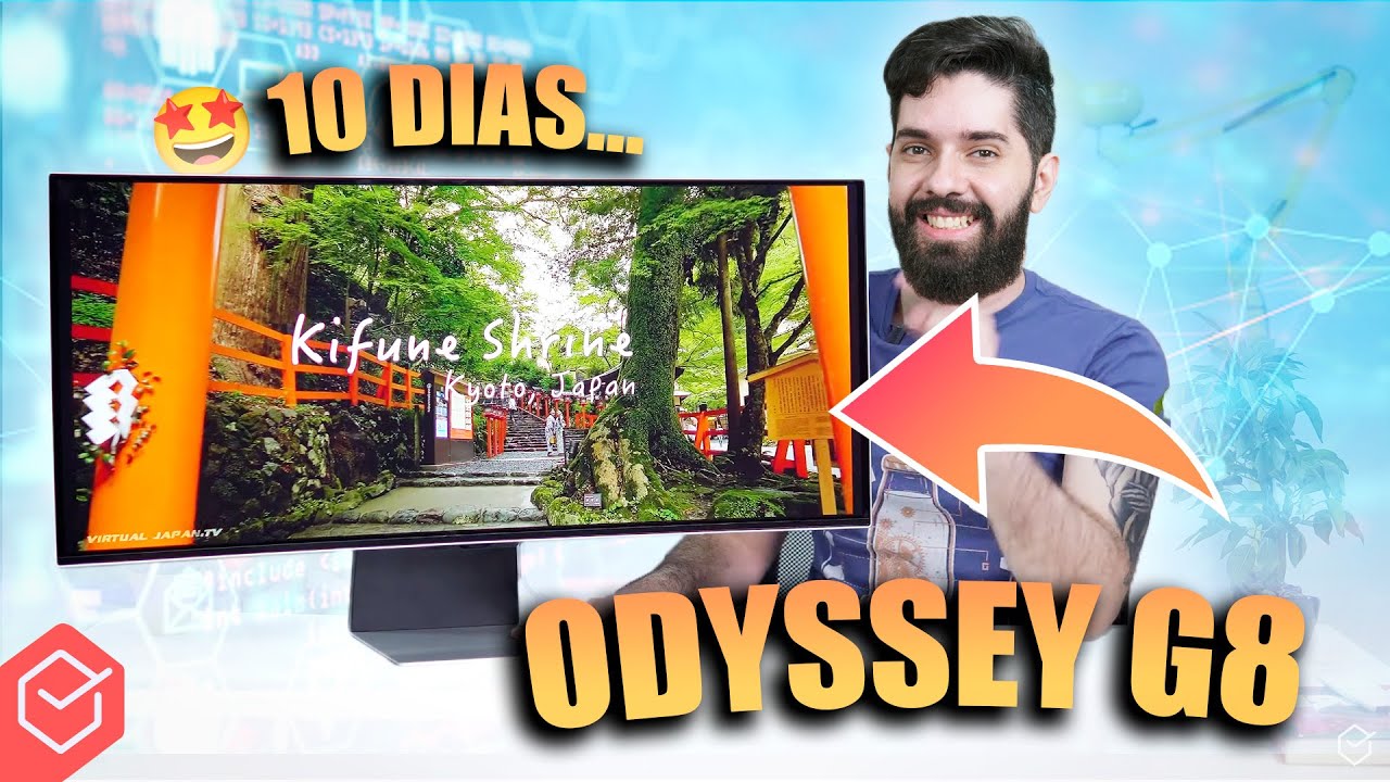 ⭐OLED e ENORME! O MELHOR MONITOR GAMER que já USEI! // ODYSSEY G8 34”