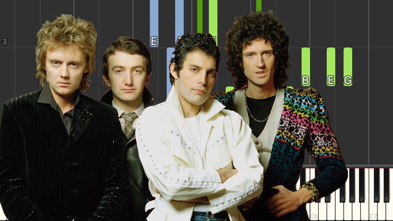 Queen - 'The Show Must Go On' - Piano Tutorial