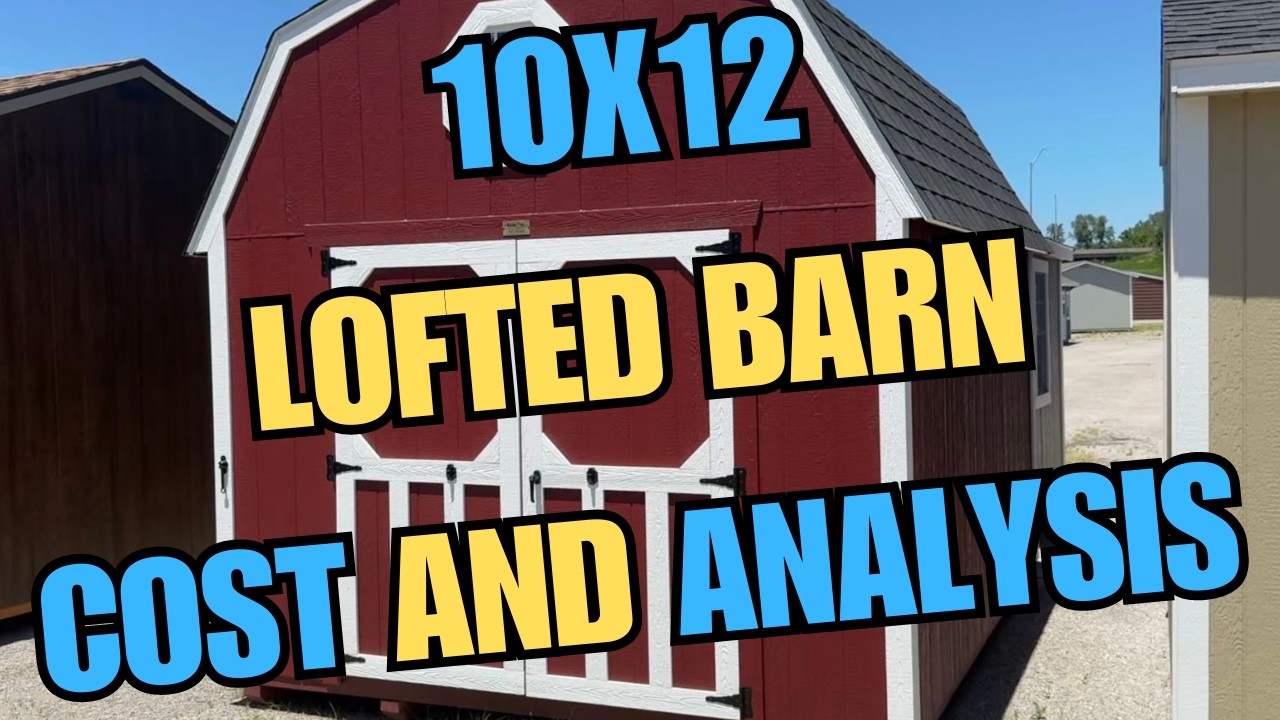 10x12 Lofted Barn Tour: Features, Construction, and Pricing Explained!