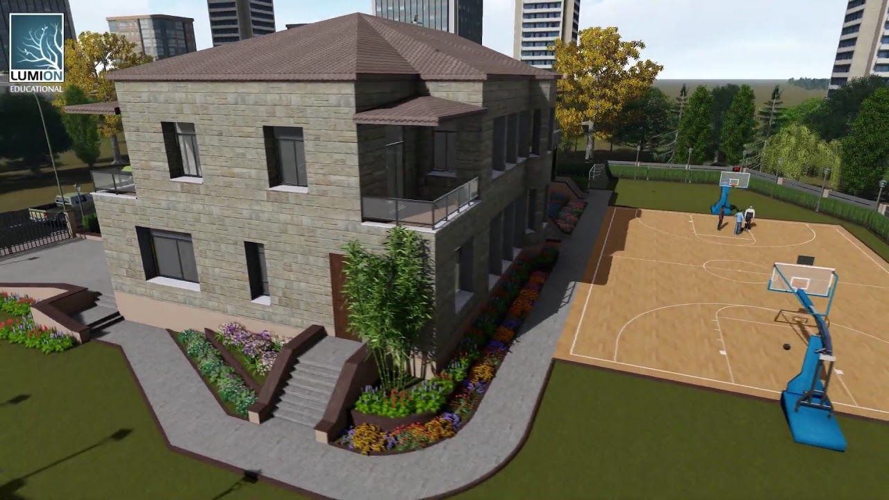 Modeling Lumion 7 Modern Vila Design - Nir3D Rendering