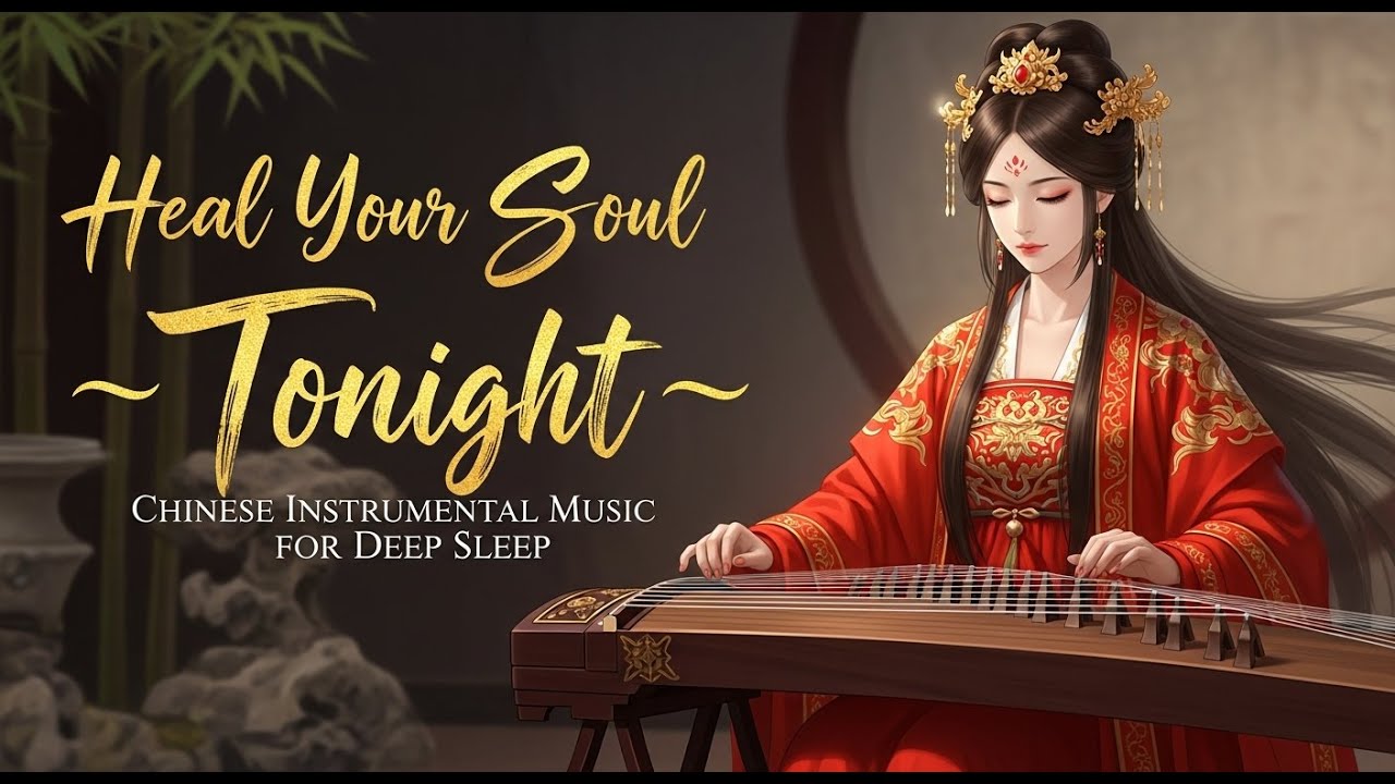 Deep Sleep Music Chinese Instrumental 🌿 Guzheng & Erhu | Heal Your Soul at Night