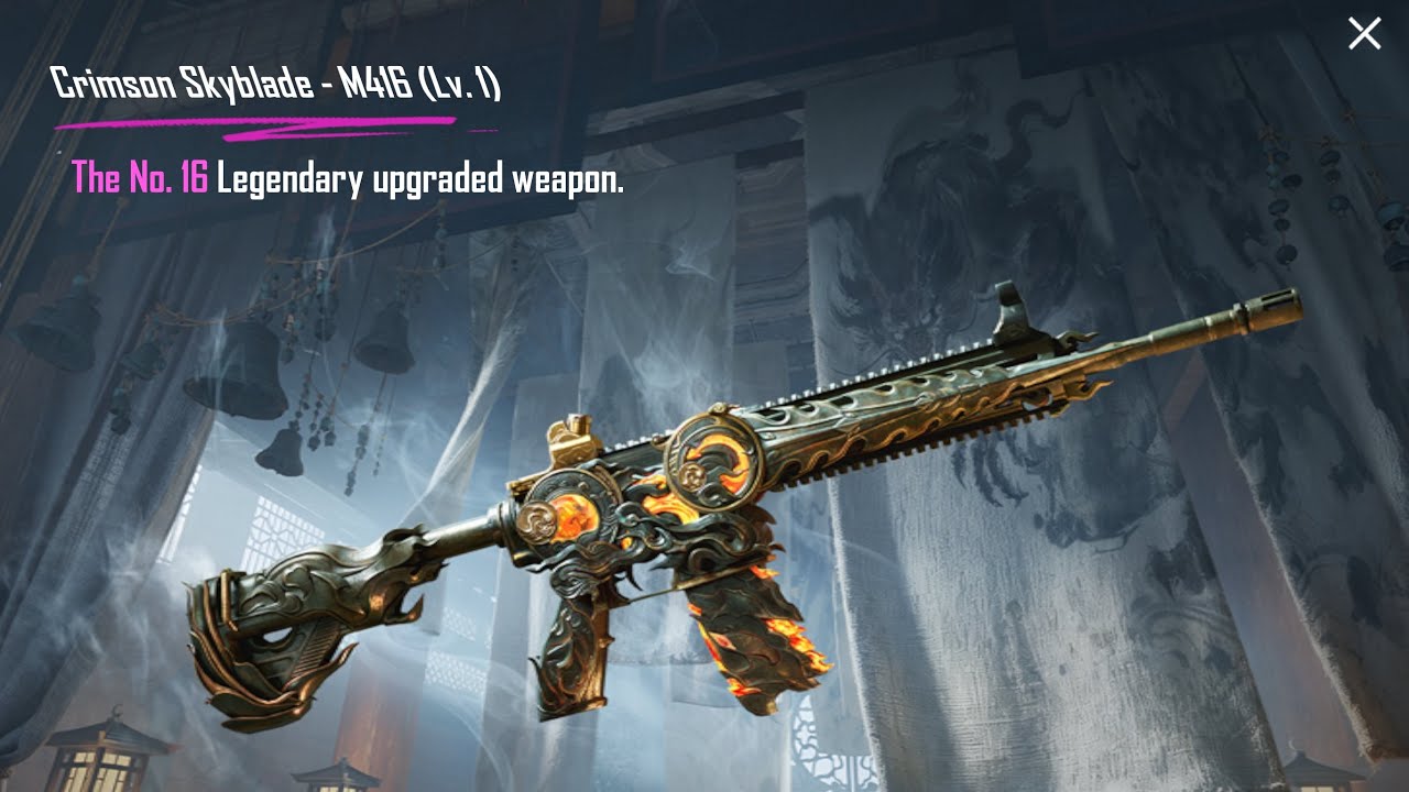 0 UC Luck In New Crimson Skyblade M416