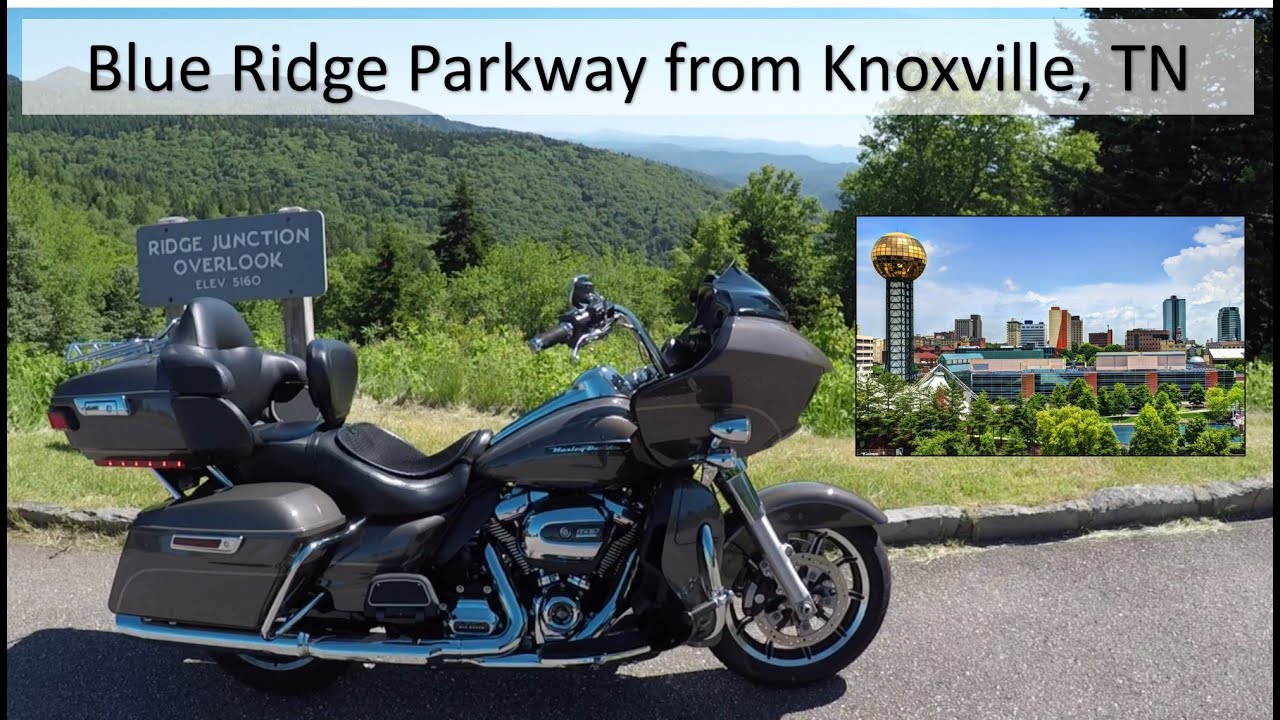 Blue Ridge Parkway - Knoxville, TN to Linville Falls, NC on Harley Davidson and BMW motorcycles
