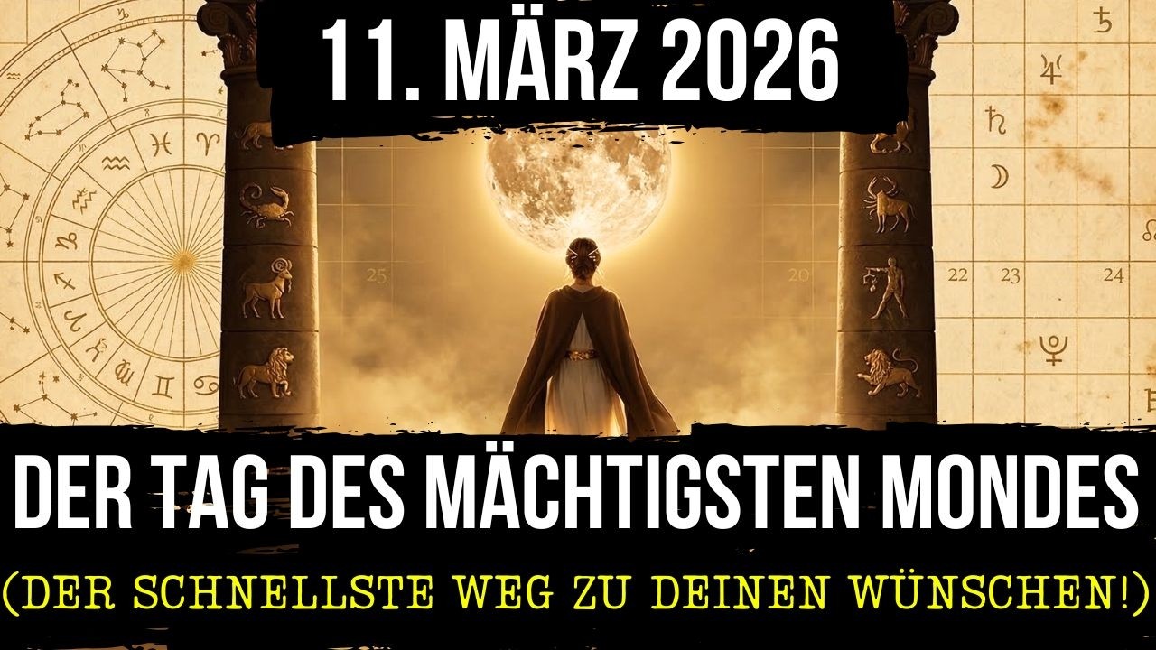 MONDKRAFT AUF DEM H&Ouml;HEPUNKT &ndash; 11. M&Auml;RZ! NUTZEN SIE ES! Der seltenste Moment des 18-Jahres-Zyklus!