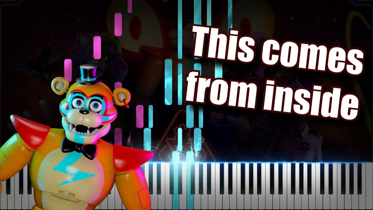 This Comes From Inside (Five Nights At Freddy's SB Song) - The Living Tombstone | Piano Tutorial