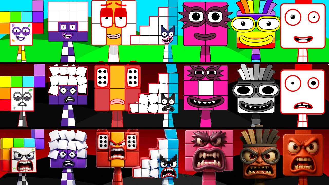 Incredibox Sprunki OC Phase 1 to Phase 3 Seventeen, Lula, Sixteen, Eight, Triangle, Cory Circle