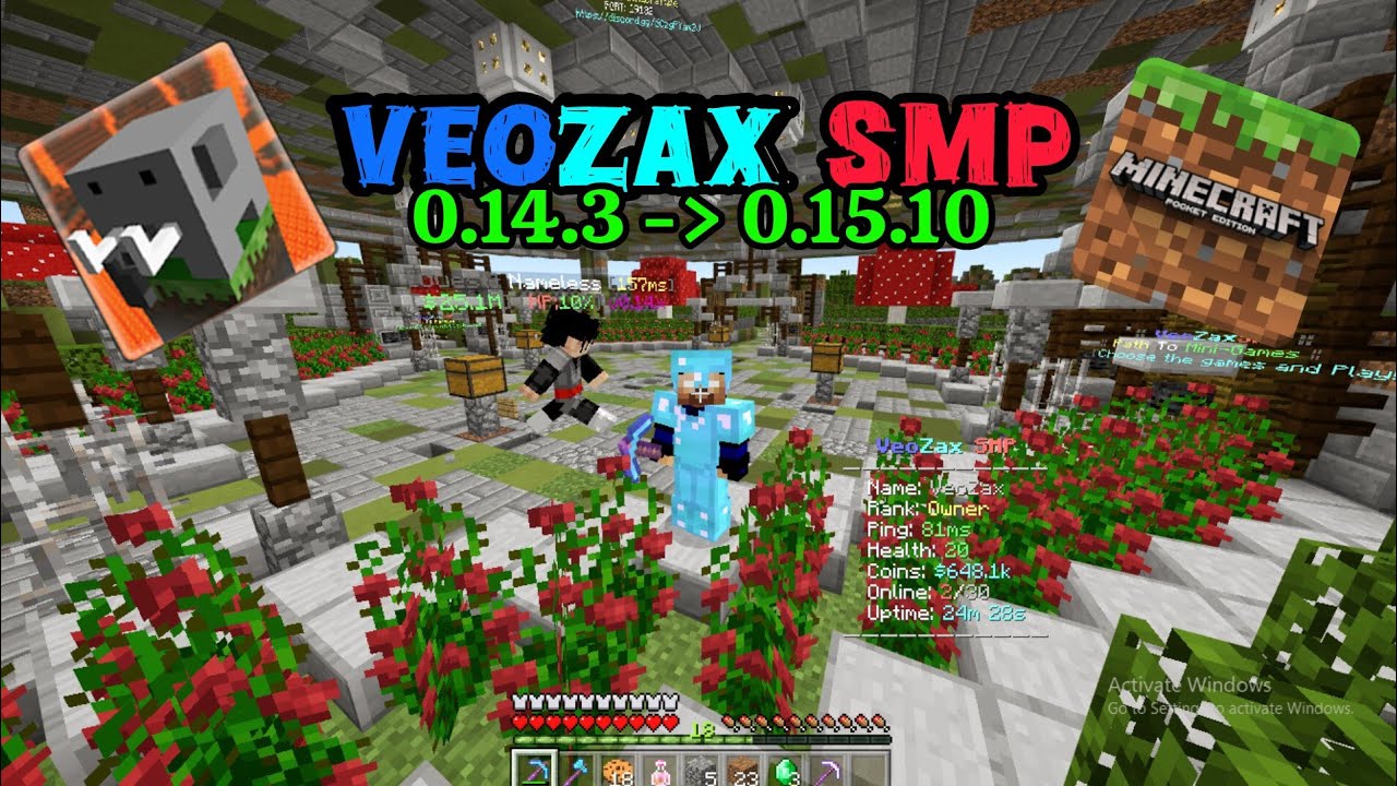 VeoZax SMP Server - A craftsman server for play multiplayer with any abroad friends 0.14.x - 0.15.10