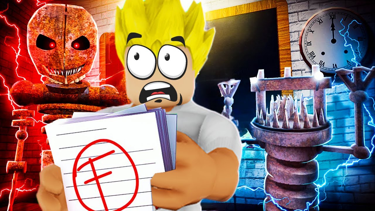 UCIEKAMY z WAKACYJNEJ SZKOŁY KOSZMARÓW w ROBLOX! (Horror Obby)