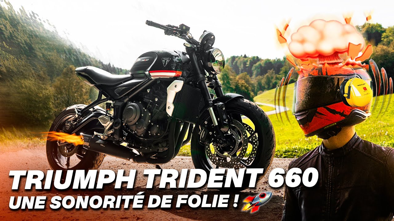TRIUMPH TRIDENT 660 | LIGNE COMPLÈTE ZARD 🤯 ESSAI#05