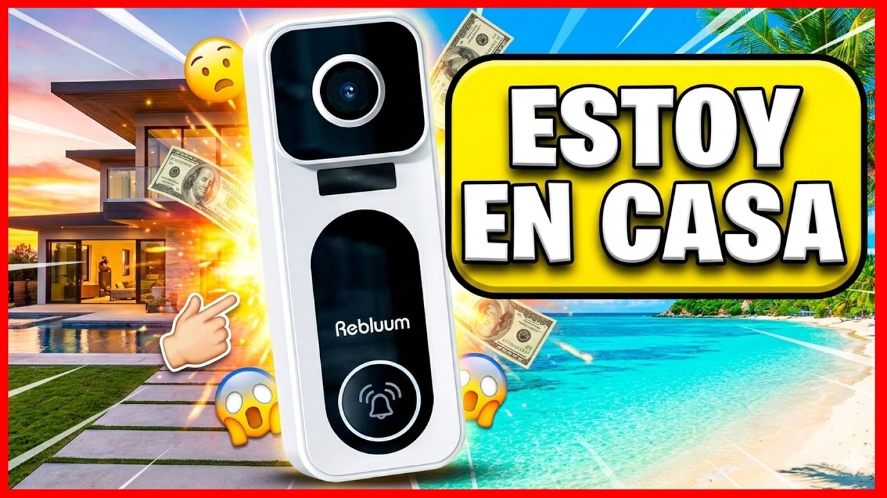 INCREÍBLE: Este timbre inteligente Rebluum RB-DB02 responde aunque no estés en casa