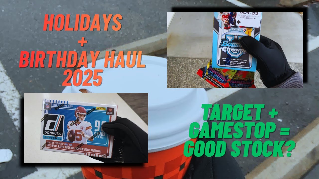 New Years + Birthday Haul! Finding something to rip at Target and Gamestop