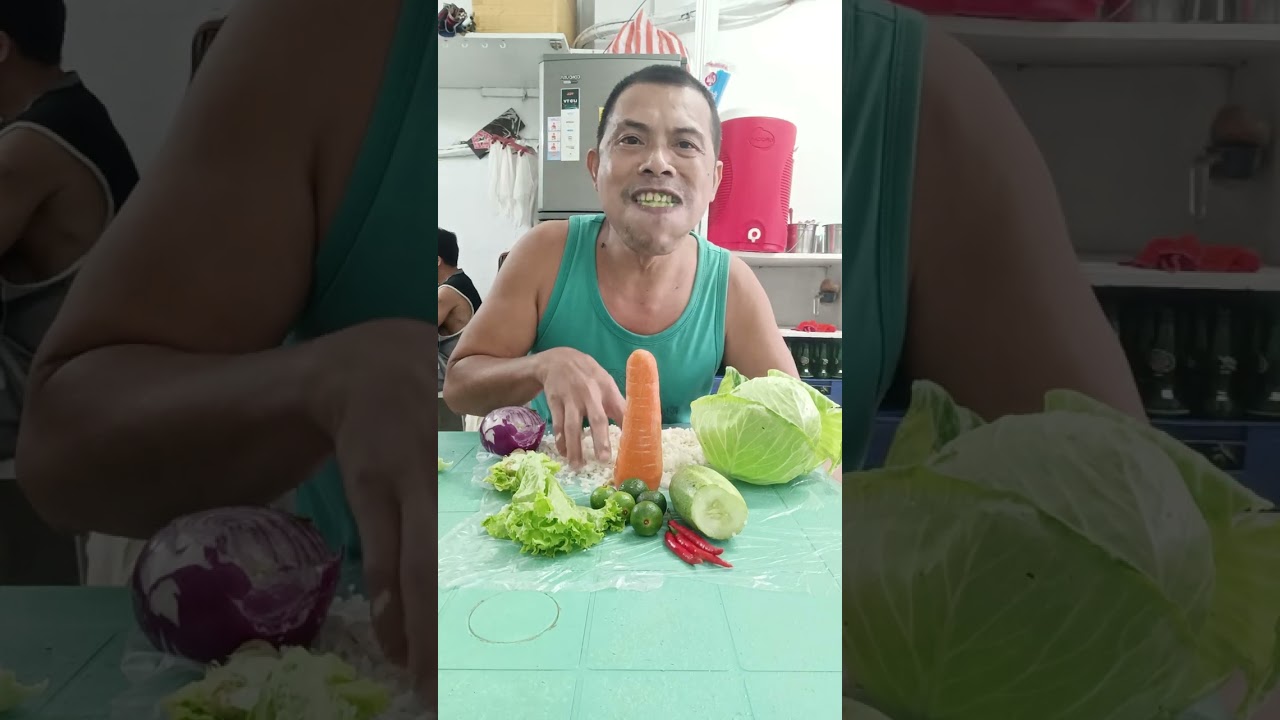 #mukbang ng mga sariwang gulay