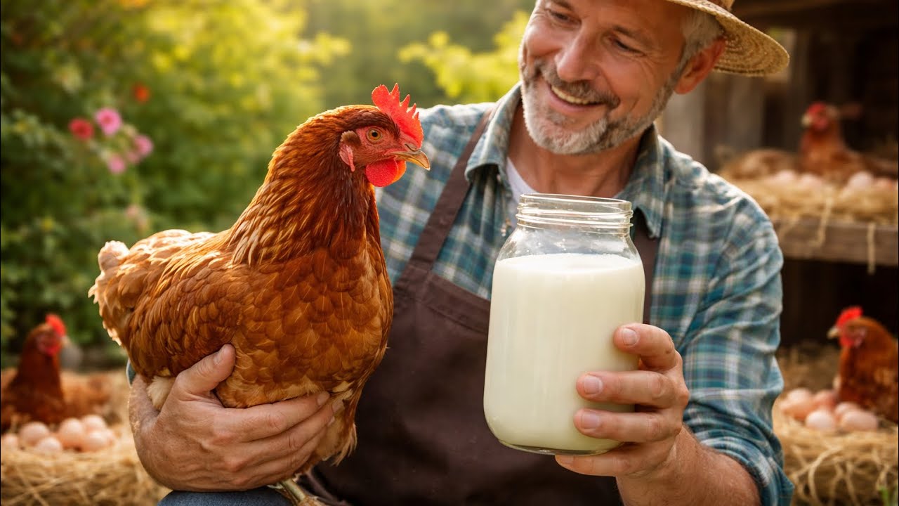 Gib das einfach dem Huhn und sieh zu, was passiert! Ich habe es auch nicht geglaubt!