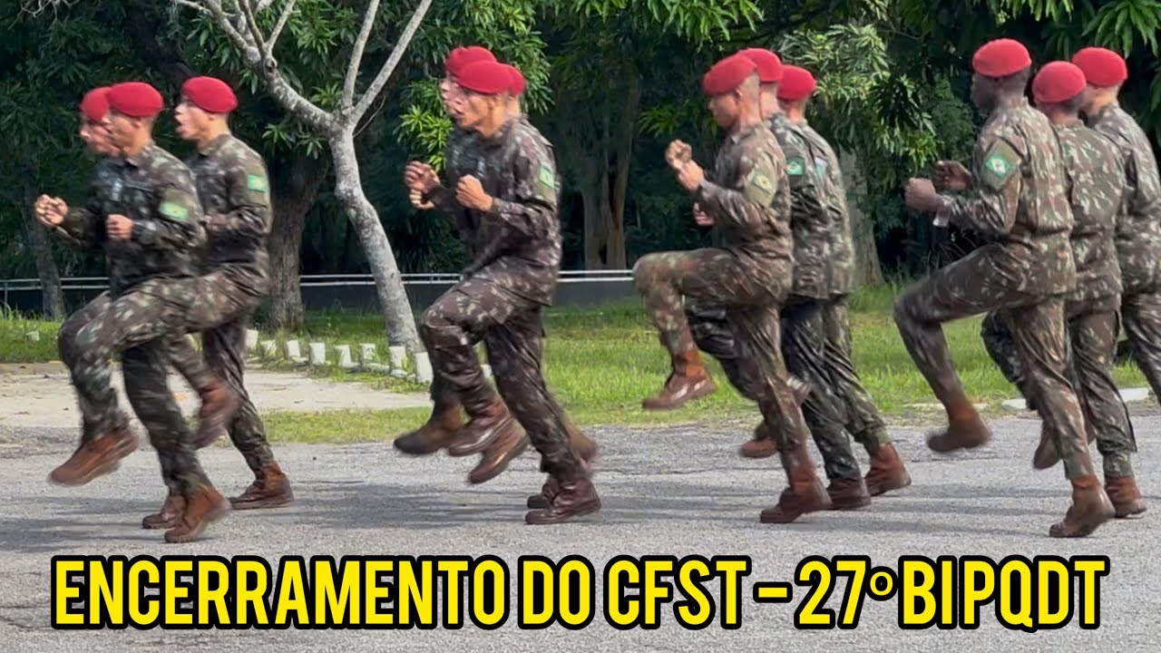 ENCERRAMENTO DO CURSO DE FORMAÇÃO DE SARGENTO TEMPORÁRIO (CFST) 2025 PARAQUEDISTA 🦅