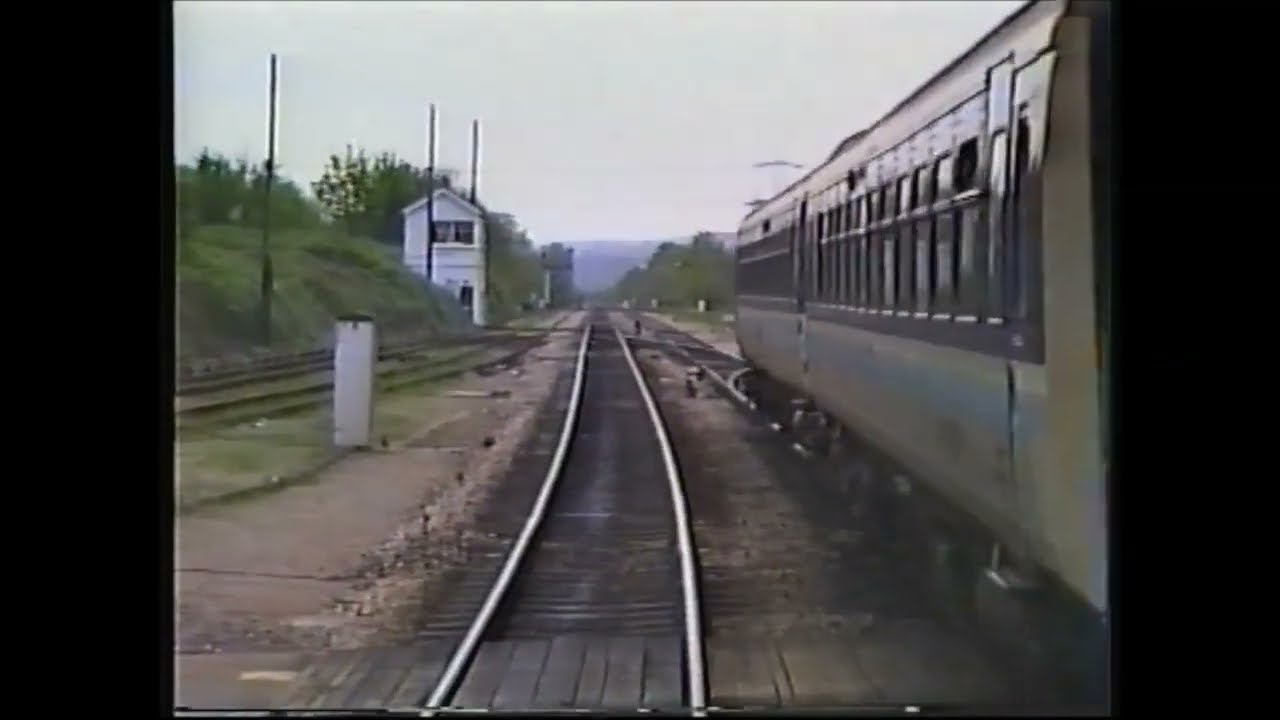 Cab Ride in a Class 121. Abergavenny-Newport May 1991