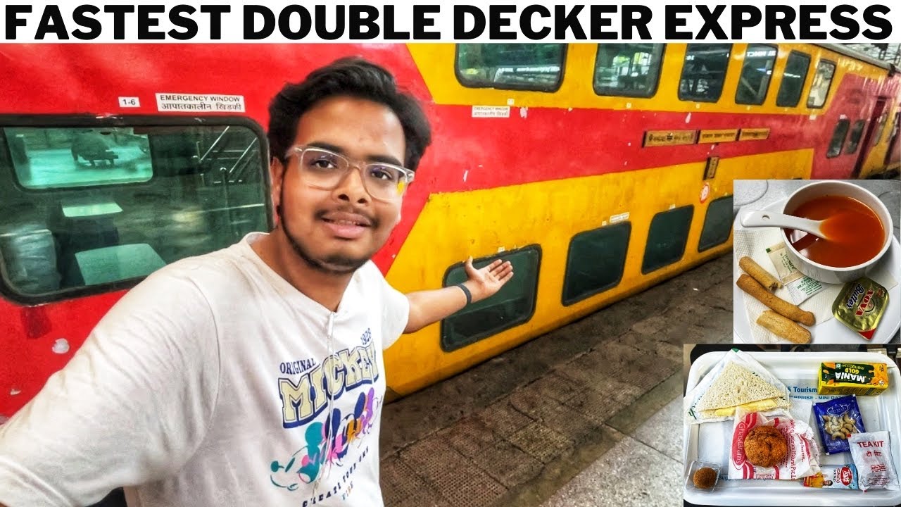 Mumbai Central - Ahmedabad Double Decker Express Journey *do manjil ki train*