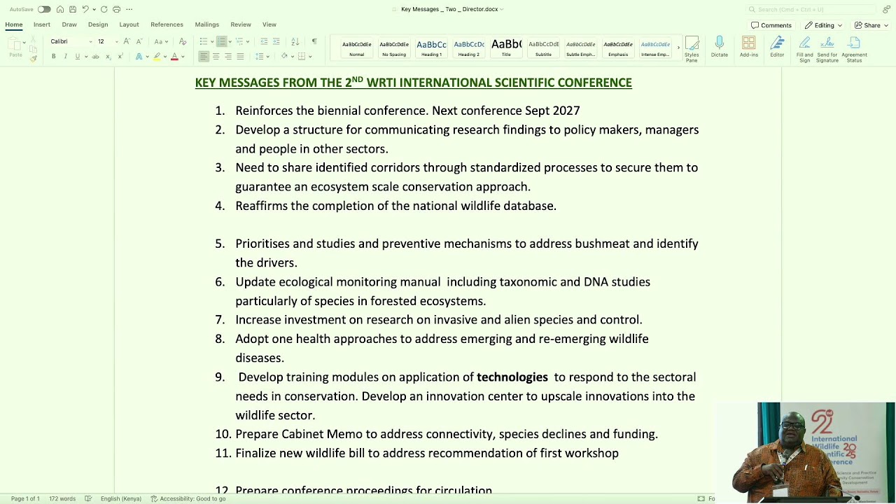 2nd International Wildlife Scientific Conference _day 3