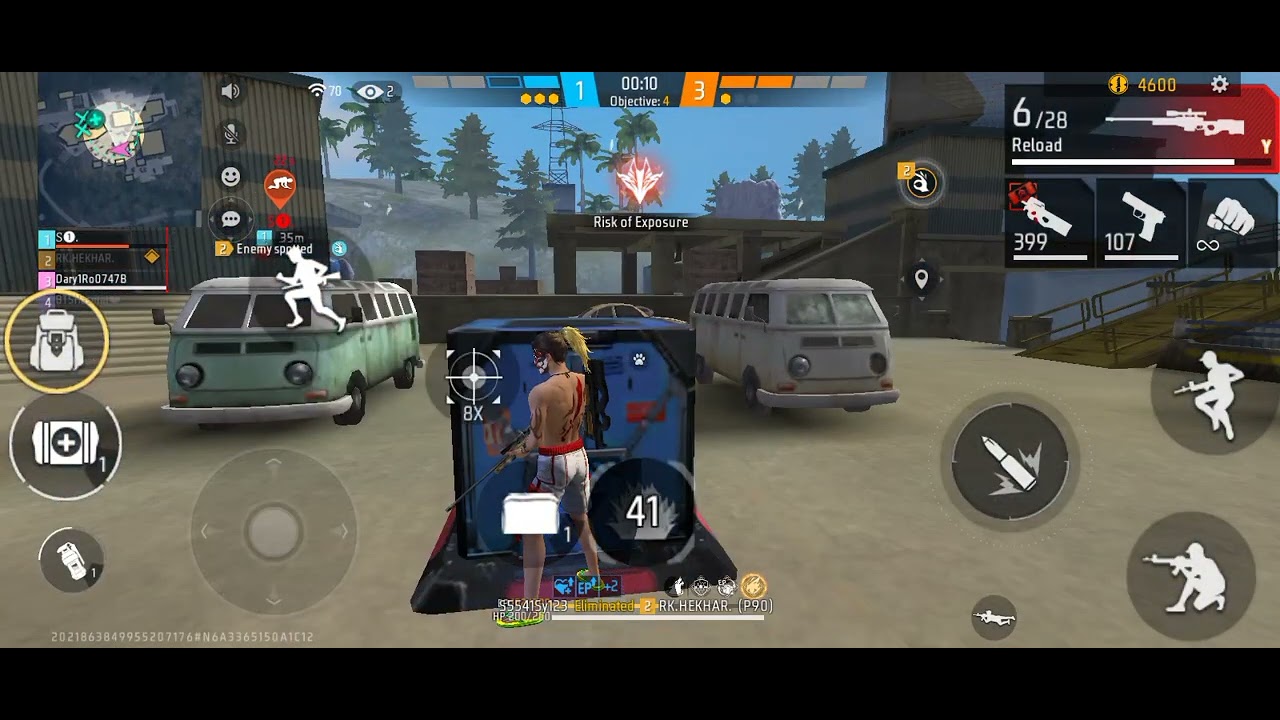 Free fire India Tamil 4VS4 💥🔥✊🇮🇳🙏👍