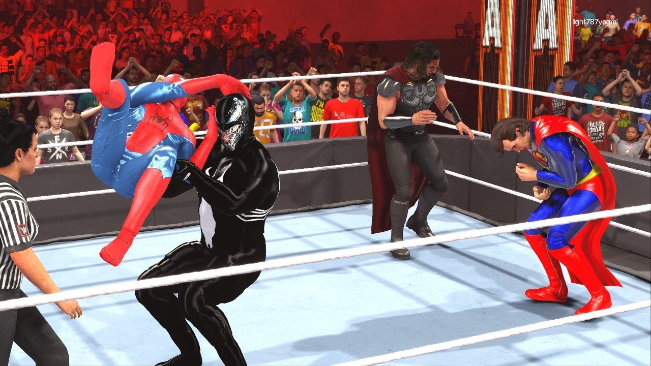 254. super man vs spiderman venom superhero wwe,Best Marvel's Avengers Tag Teams | Elimination Match