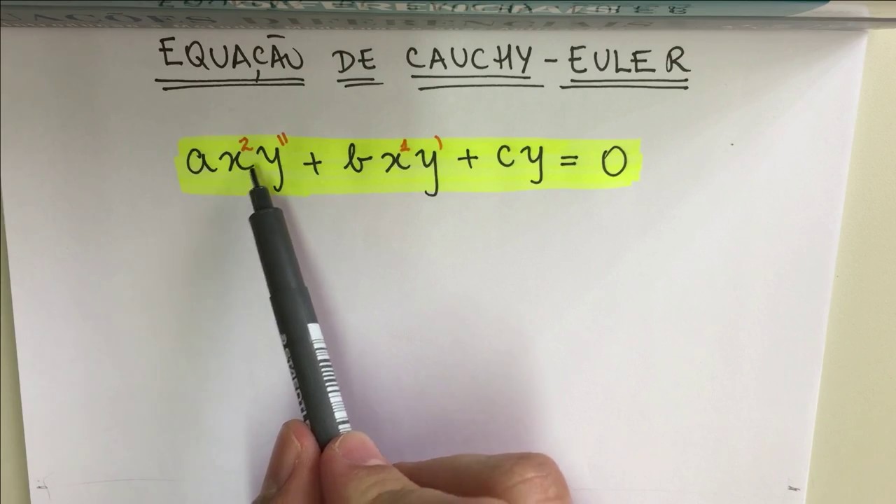 EDO-013 Equação de Cauchy Euler de 2.a Ordem