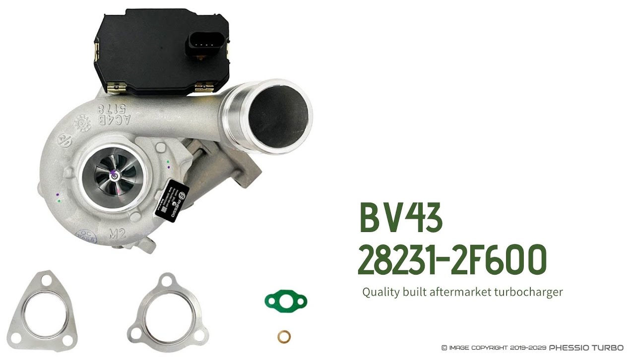 Aftermarket Turbocharger Replacement for Hyundai Tucson 2.0 CRDi (D4HA) – Replaces OEM 28231-2F600