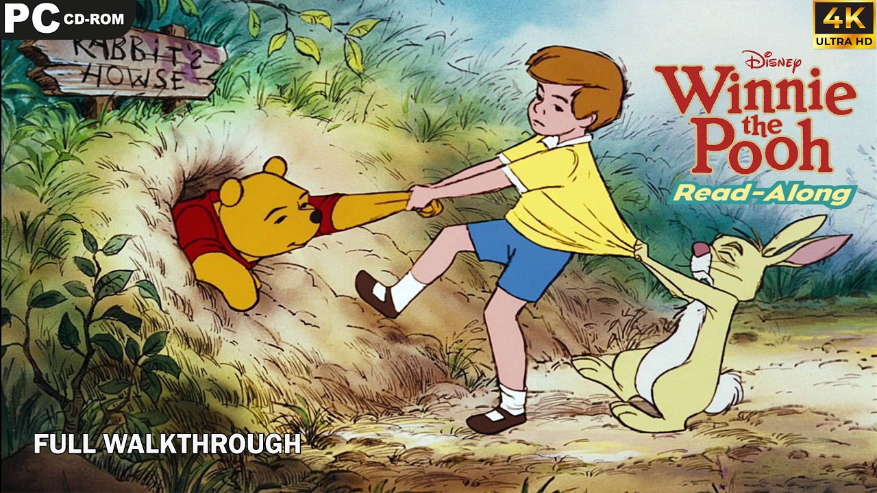 Disney's The Many Adventures of Winnie the Pooh CD Read-Along [PC]  -  Full Walkthrough - 4k UHD