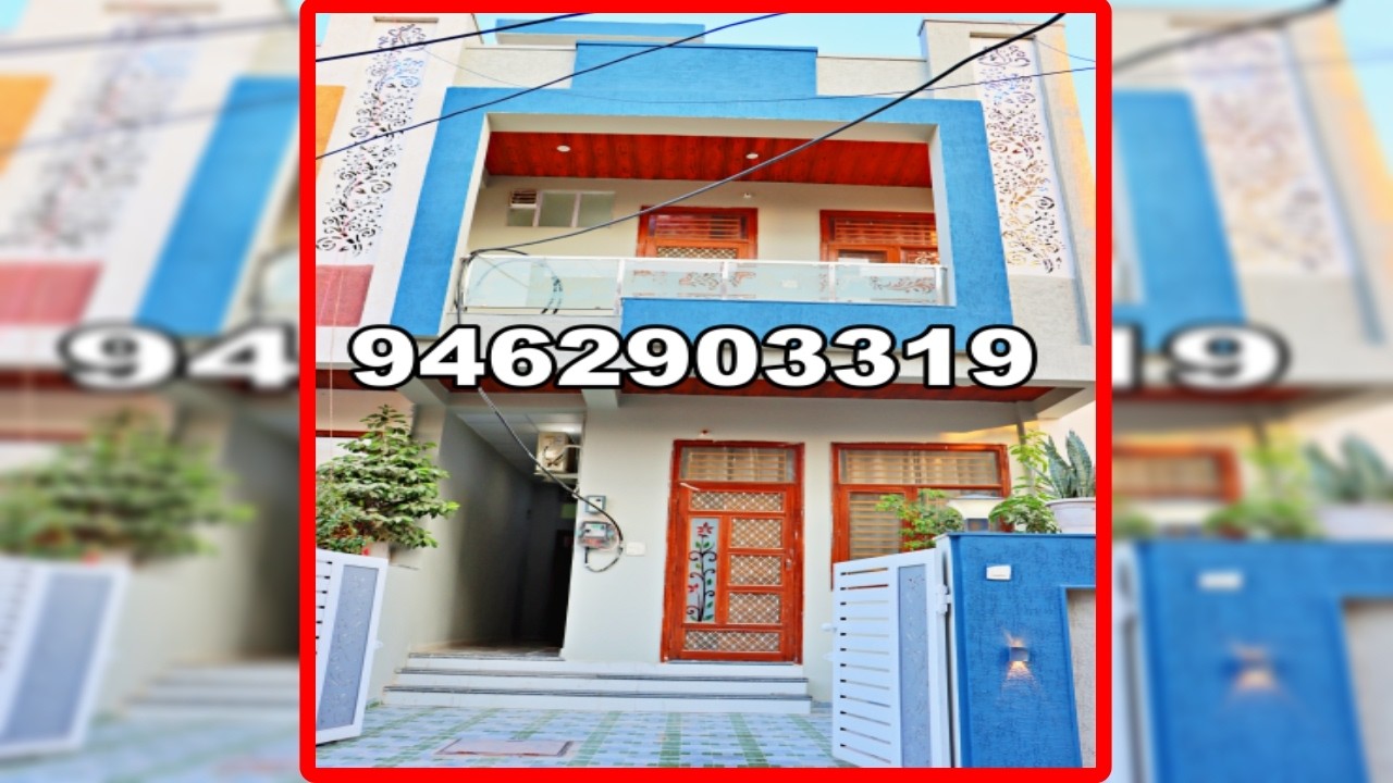 4BHK Fully Furnished Villa, ₹ 1.55 Cr, 123 Gaj, JDA Patta, West Facing in Vaishali West, Jaipur
