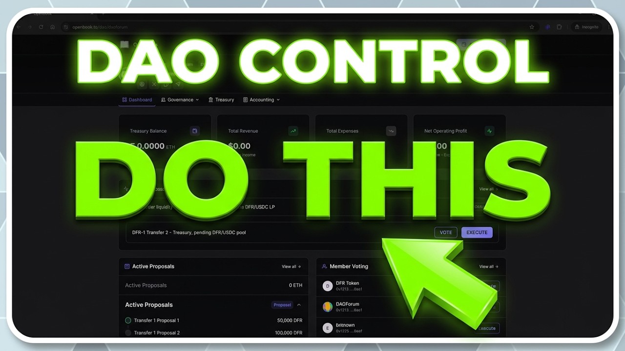 I Gave My DAO Control of the Liquidity So I Can't Rug Pull It