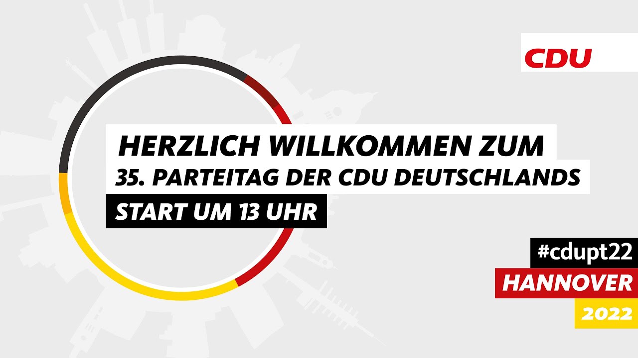 35. Parteitag der CDU Deutschlands – Tag 1