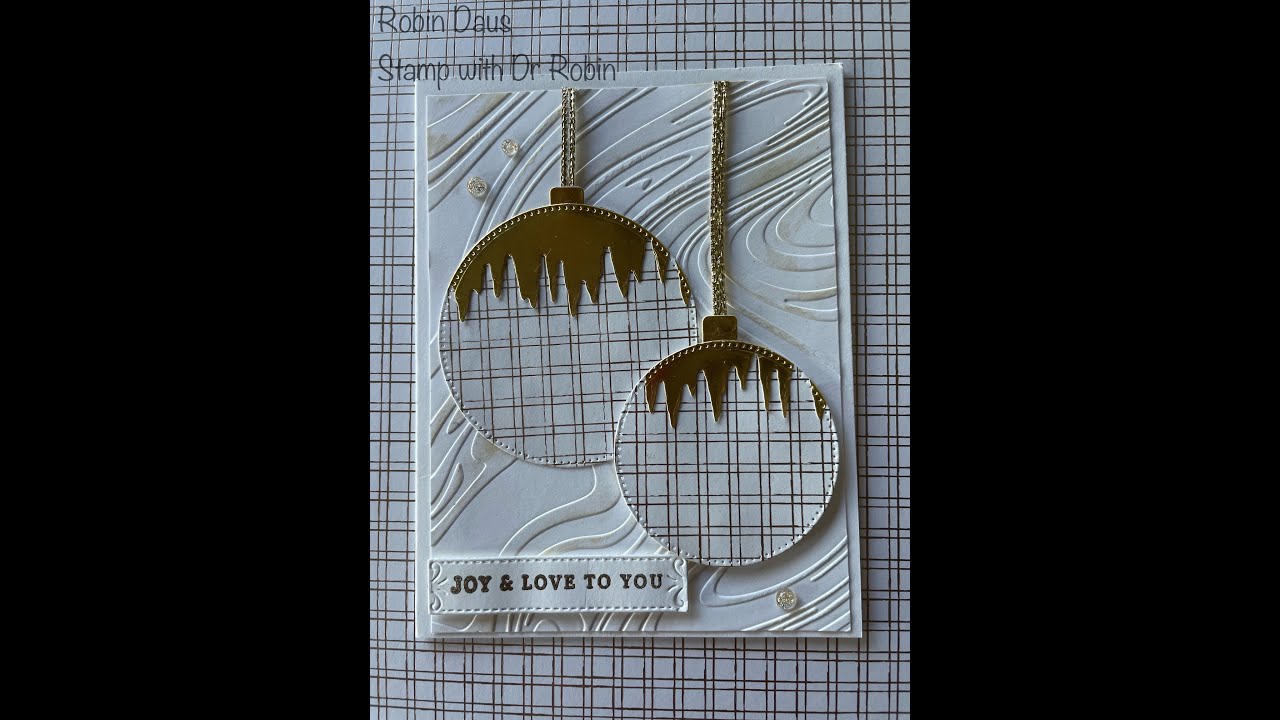 Frozen Edges Christmas card