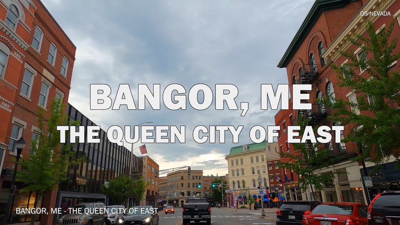 Bangor, Maine - Driving Tour 4K