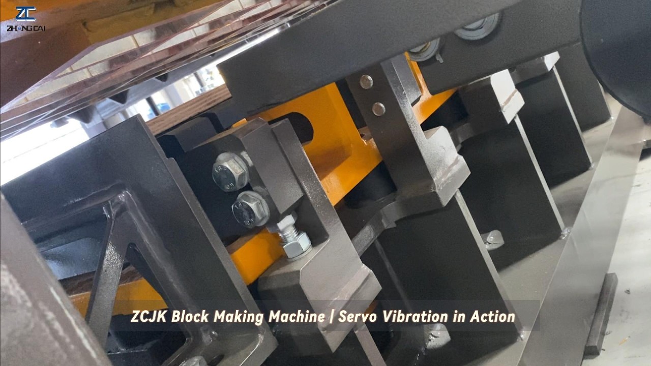 ZCJK Block Making Machine Servo Vibration Demonstration