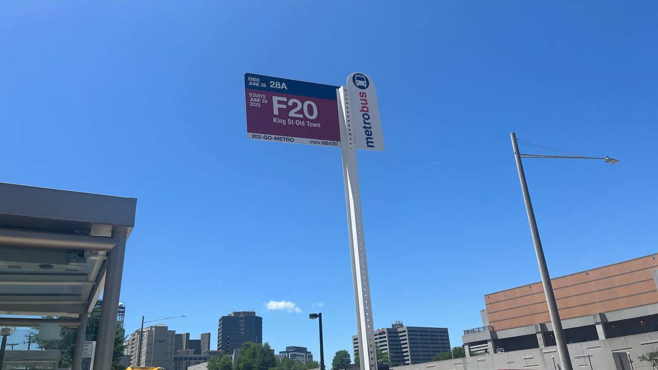 Wmata MetroBus 2000 Series Ride, #2958, Route: 28A, Tysons to East Falls Church