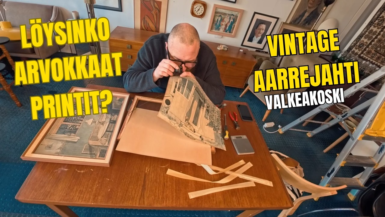 Löytyikö Valkeakosken kierrätyskeskuksesta arvokkaat printit?